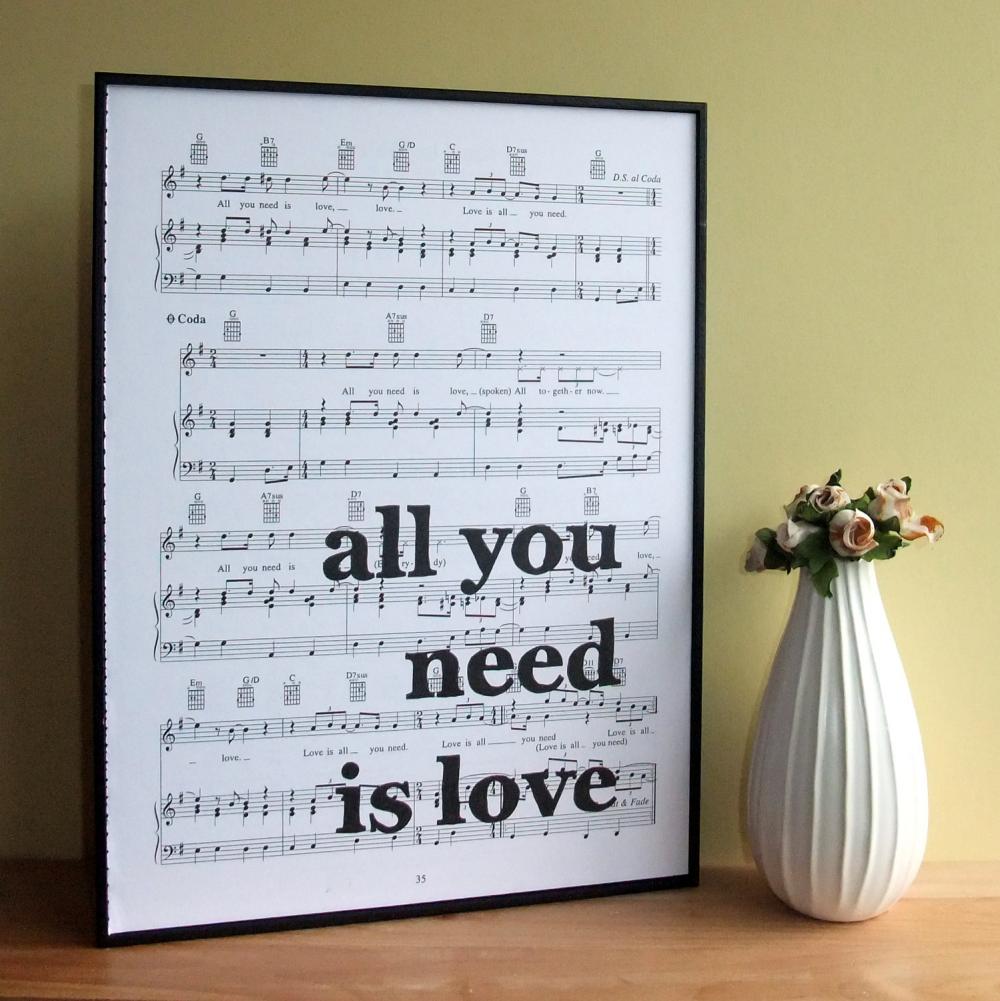 The Beatles – All You Need Is Love Lyrics